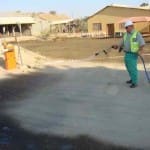 Application of 1st coat of Durasolution Durasolution Application