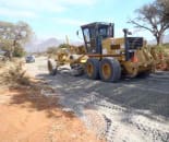 Grading to final line and levels Final shaping of road