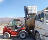 Loading of EBS into water tanker Water tanker loading