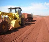 Uniform mixing of the EBS Soil Stabilizer Mine Haul Road Dust Prevention