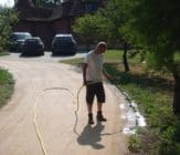 EBS Application to Sides of Road Road Shoulder Stabilization