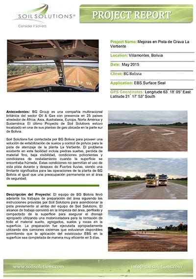 BG-LA-VERTIENTE-AIRSTRIP-Project-Report-Espanol