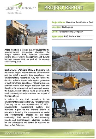 Palabora-Project-Report---Haul-Road-Surface-Seal Report