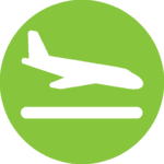 round airstrip icon