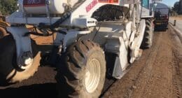 Reclaimer on asphalt Reclaimer on asphalt